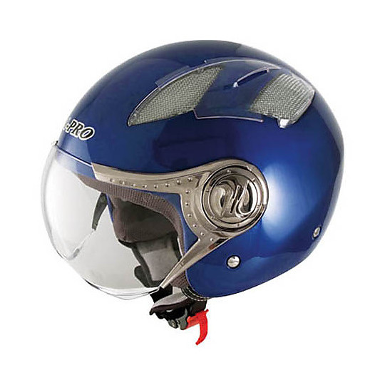 Motorcycle Helmet Visor With Jet A-Pro Model Costa Blue For Sale Online 