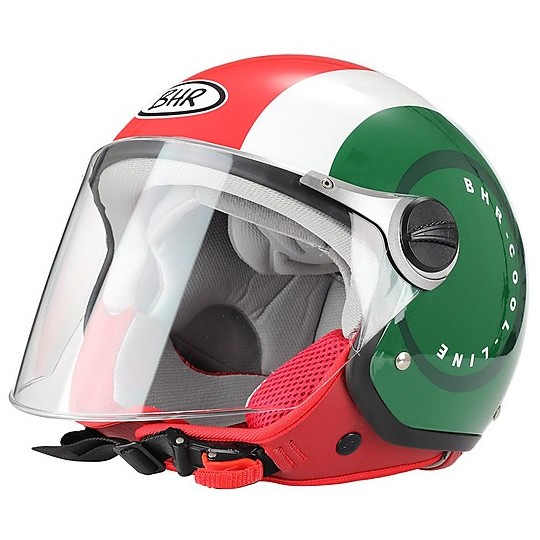 Motorcycle helmet with visor Jer Long BHR 710 Coloring Cool New Italy