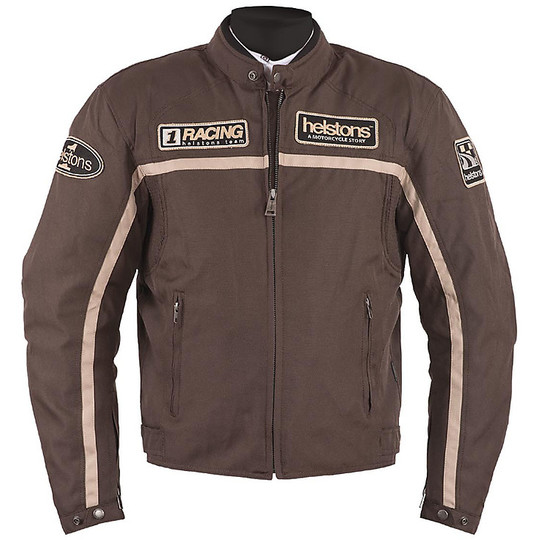 Motorcycle Helstons Jacket Daytona Brown Model