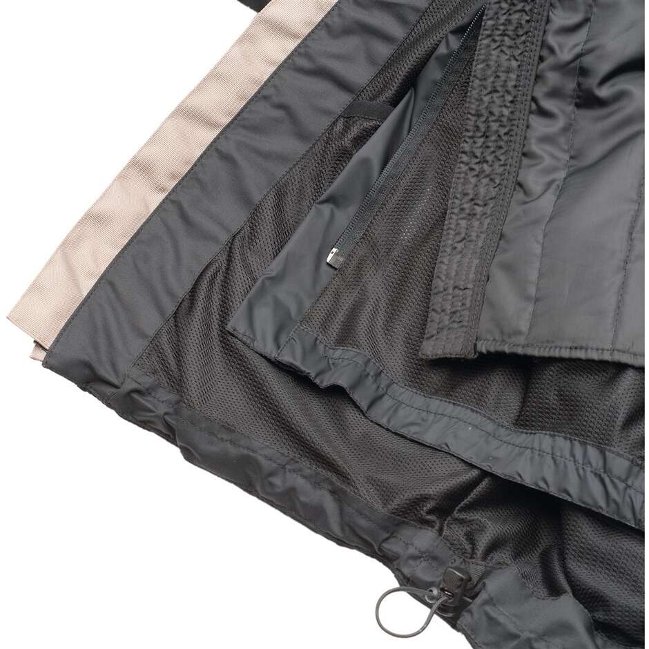 Motorcycle Jacket 3 Layers T-ur WAYPOINT Dark Gray Sand