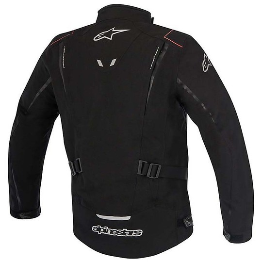 Motorcycle Jacket Alpinestars Fabric Yokohama Drystar Black