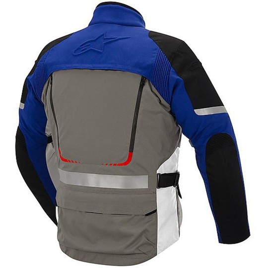 Motorcycle Jacket Alpinestars VALPARAISO DRYSTAR JACKET Grey-Blue-Red