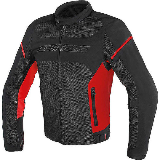 Motorcycle Jacket Dainese AIR FRAME D1 TEX Black Red