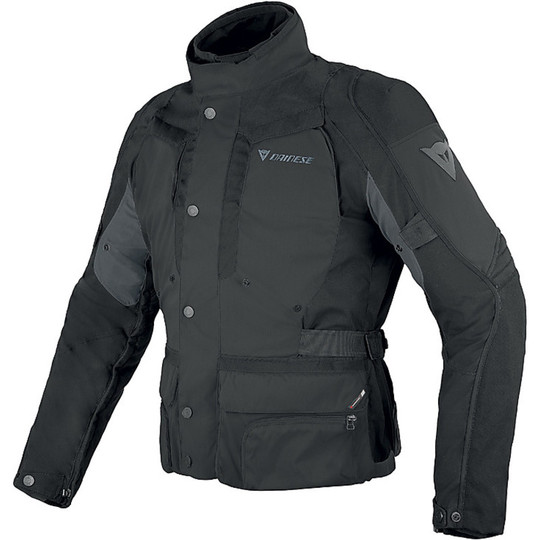 Motorcycle Jacket Dainese D-Stormer D-Dry Black / Dark Gull / Gray