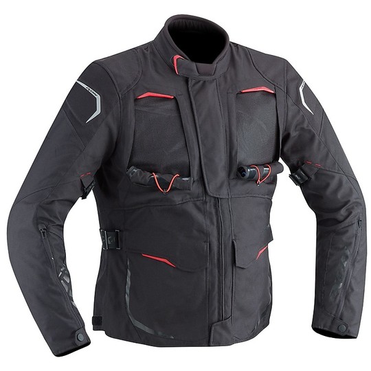 Motorcycle Jacket Fabric 2 in 1 Ixon 2017 CROSS AIR Black