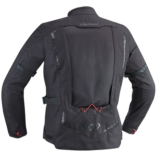 Motorcycle Jacket Fabric 2 in 1 Ixon 2017 CROSS AIR Black