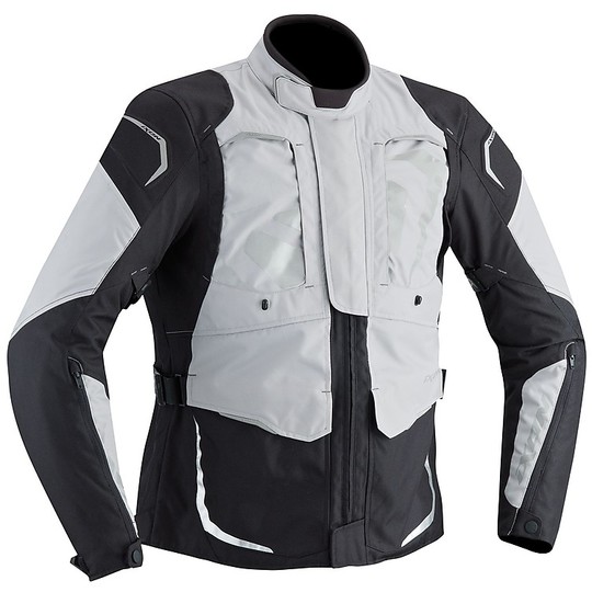 Motorcycle Jacket Fabric 2 in 1 Ixon 2017 CROSS AIR Grey Black