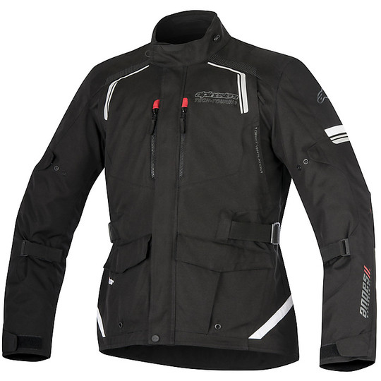 Motorcycle Jacket Fabric 4 Seasons Alpinestars ANDES Black v2 Drystar