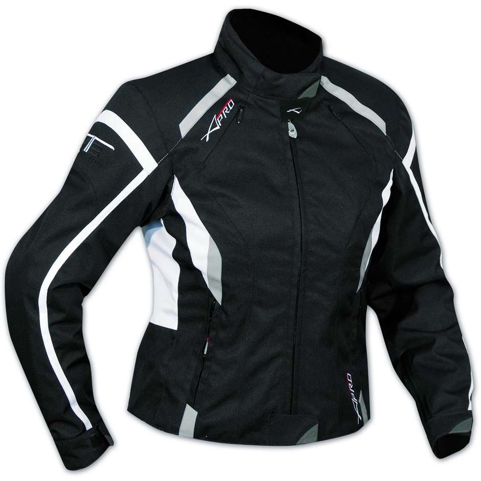 Motorcycle Jacket Fabric A-Pro Butterfly Lady White