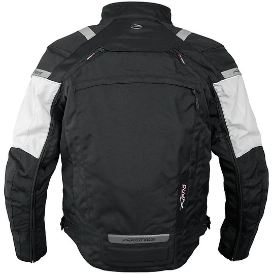 Motorcycle Jacket Fabric A-Pro Evo 4 Seasons Aerotech Black / Grey