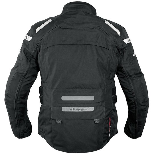 Motorcycle Jacket Fabric A-Pro Evo 4 Seasons Turatek Black