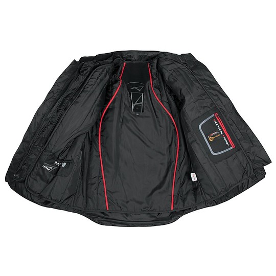 Motorcycle Jacket Fabric A-Pro Evo Red Globe Touring