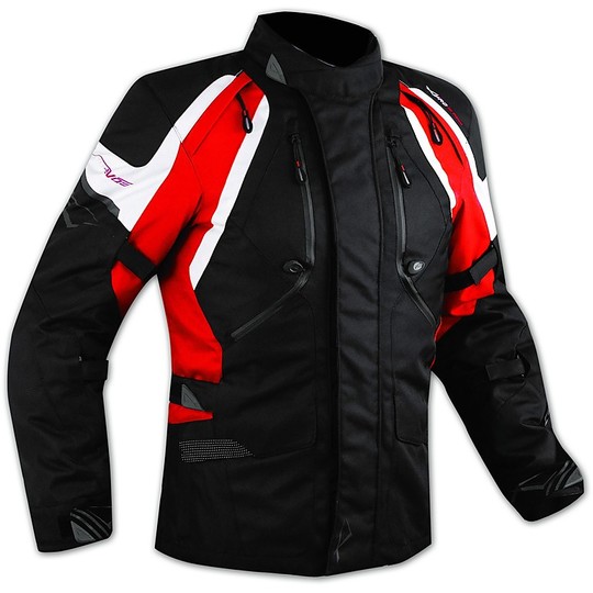 Motorcycle Jacket Fabric A-Pro Evo Red Globe Touring