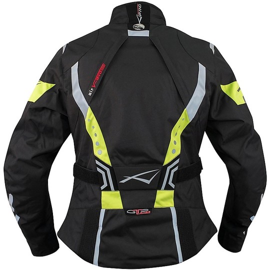 Motorcycle Jacket Fabric A-Pro Evo Touring Traveller Lady Fluo