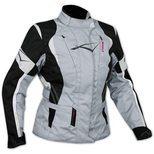 Motorcycle Jacket Fabric A-Pro Evo Touring Traveller Lady Grey
