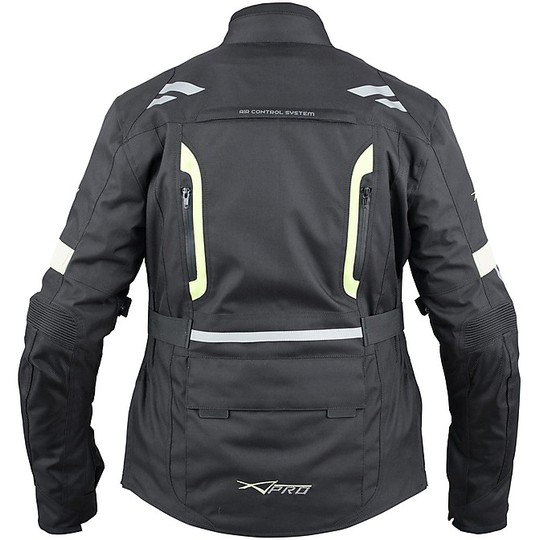 Motorcycle Jacket Fabric A-Pro Touring Cosmic Lady Fluo
