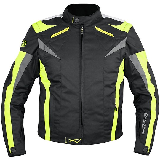 Motorcycle Jacket Fabric A-Pro Touring Sport Ace Yellow Fluo