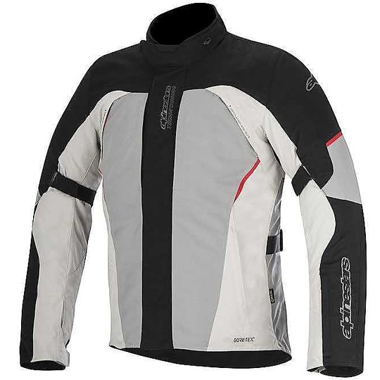 Motorcycle Jacket Fabric Ares Alpinestars Gore-Tex Black Grey Red