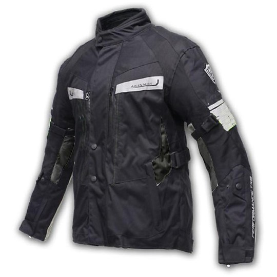 Motorcycle Jacket Fabric Berik 2.0 Model 10477 Triple Layer Black Yellow Fluo 4 Seasons Announcements 2015