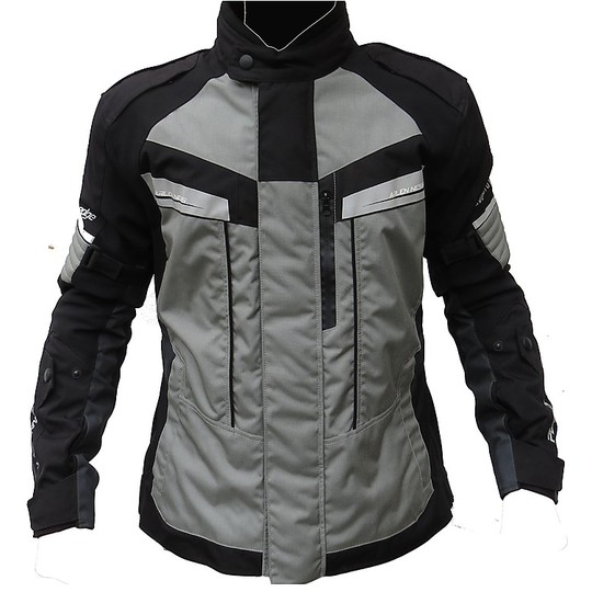 Motorcycle Jacket Fabric Berik 2.0 Model Black Grey 4 Seasons novelty 2015