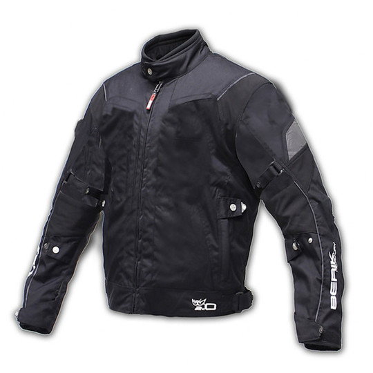 Motorcycle Jacket Fabric Berik 2.0 Model Sport Wp Black Novita 2015