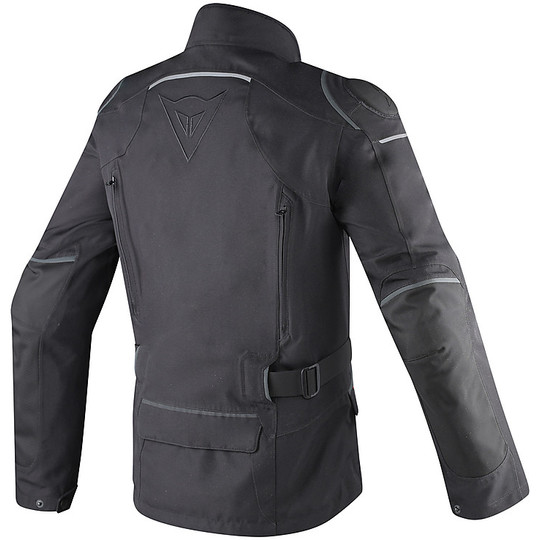 Motorcycle Jacket Fabric Dainese D-Blizzard D-Dry Black Ebony