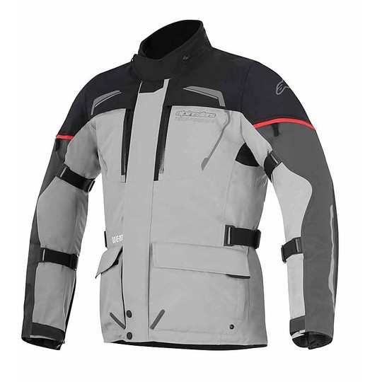 Motorcycle Jacket Fabric Managua Alpinestars Gore-Tex Light Grey Black