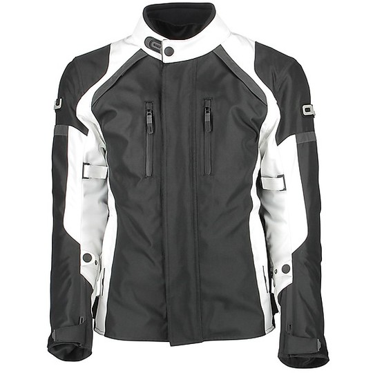 Motorcycle Jacket Fabric Waterproof OJ Unstoppable Black White