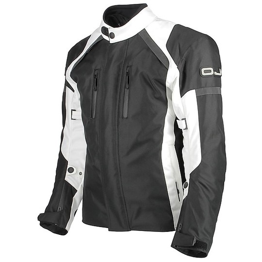 Motorcycle Jacket Fabric Waterproof OJ Unstoppable Black White