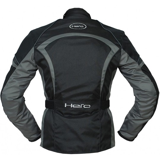 Motorcycle Jacket Female Hero in Fabric Technician 4 Seasons 1005 Bebo Black