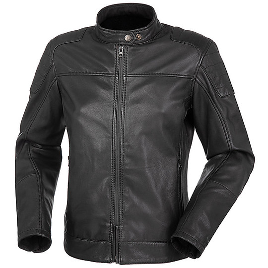 Motorcycle Jacket for Women in Certified Tucano Urbano Leather 8190wf079 PELETTE 2G Black