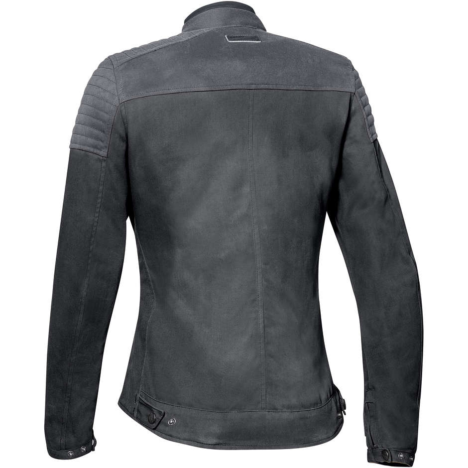 Motorcycle Jacket for Women in Ixon Fabric BOROUGH LADY Black