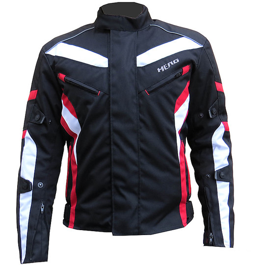 Motorcycle Jacket HR-3435 Waterproof Red Red