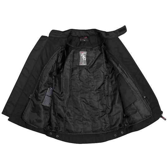 Motorcycle Jacket In A-Pro Summer Perforated OZONE Black Fabric