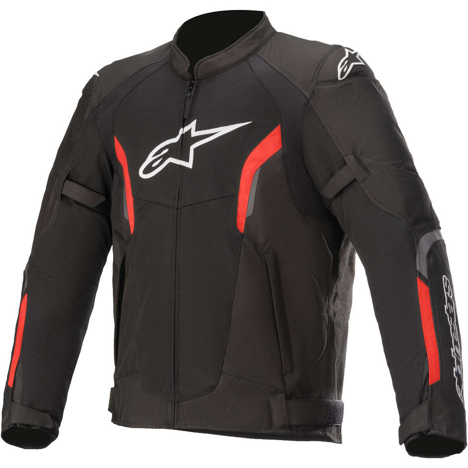 Motorcycle Jacket In Alpinestars AST V2 AIR Black White fabric