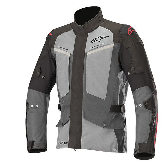 Motorcycle jacket in Alpinestars MIRAGE Drystar Anthracite Black fabric