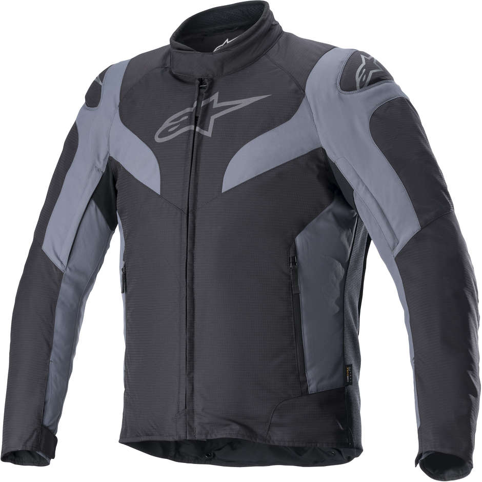 Motorcycle Jacket in Alpinestars RX-3 Waterproof Black Black Fabric