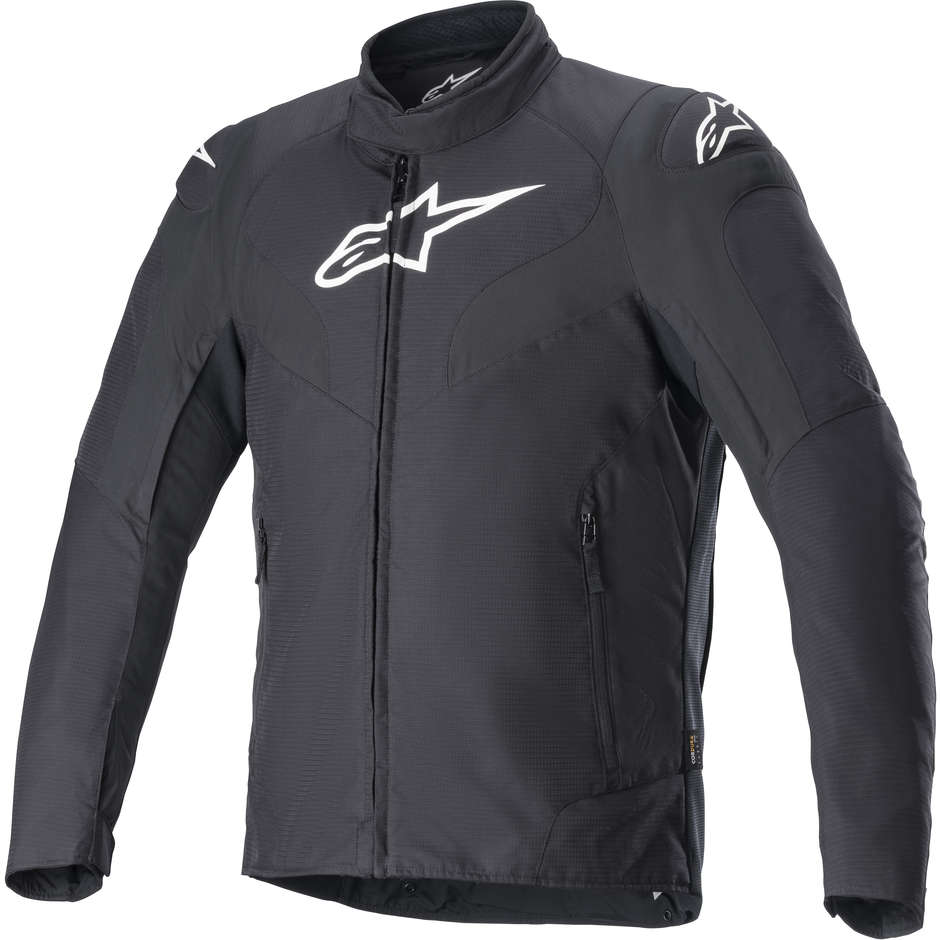 Motorcycle Jacket in Alpinestars RX-3 Waterproof Black Fabric