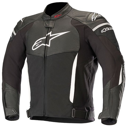 Motorcycle Jacket In Alpinestars SP X Air Black Perforated Leather