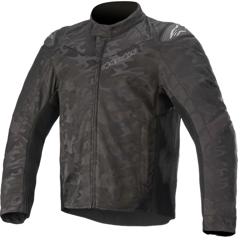 Motorcycle Jacket in Alpinestars T SP-5 RIDEKNIT Black Camo Fabric