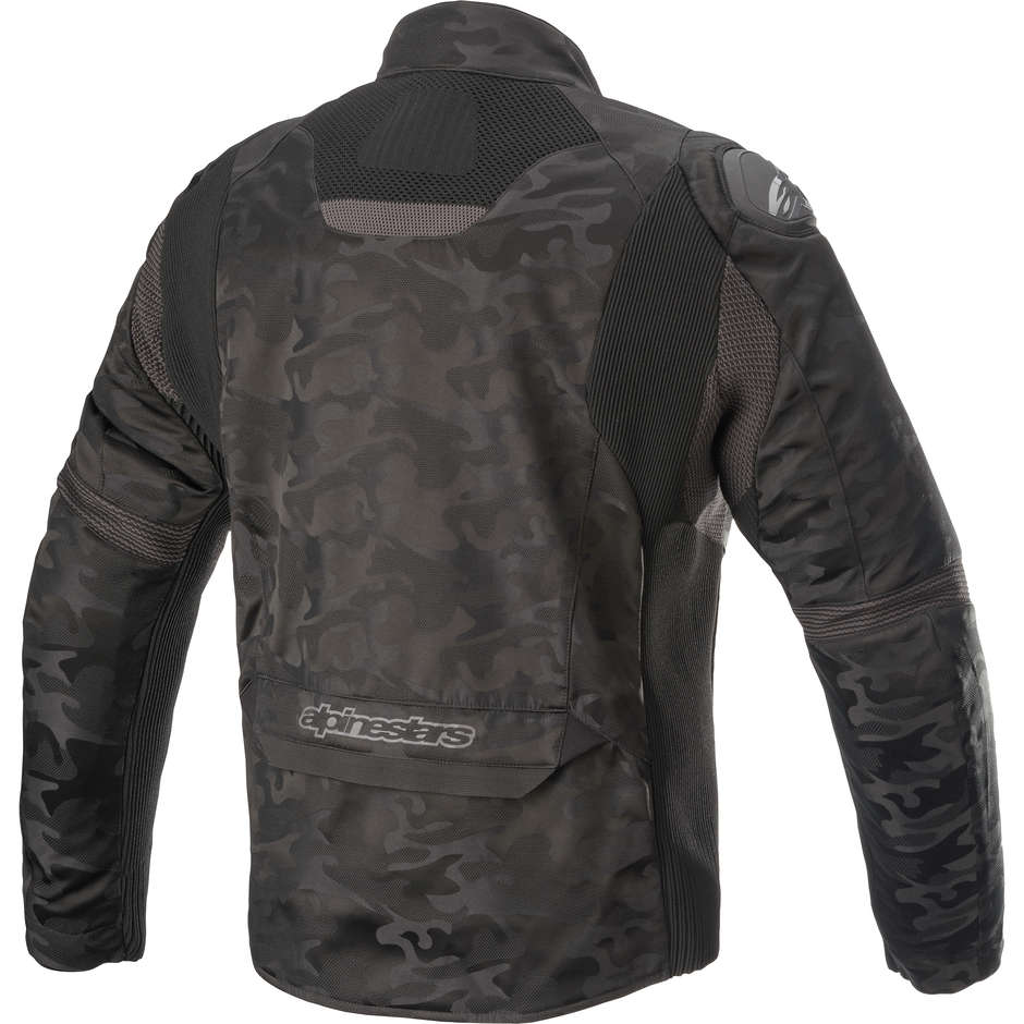 Motorcycle Jacket in Alpinestars T SP-5 RIDEKNIT Black Camo Fabric