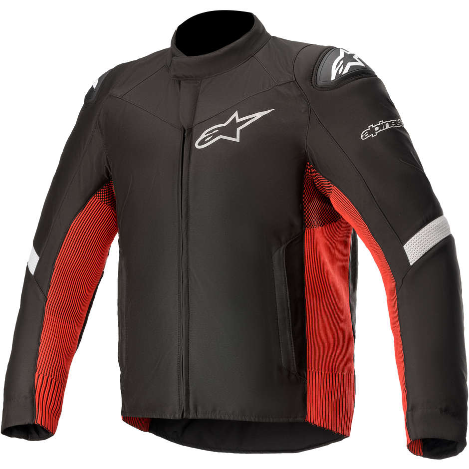 Motorcycle Jacket in Alpinestars T SP-5 RIDEKNIT Black Red Fabric