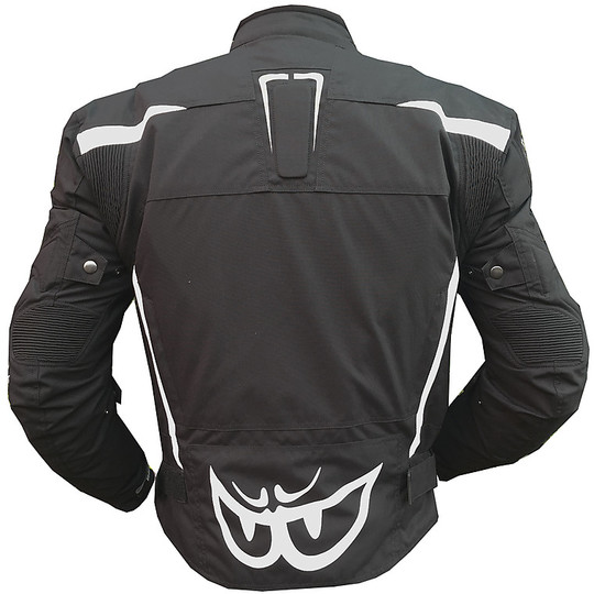 Motorcycle Jacket in Berik 2.0 Technical Fabric NJ-193302 Sport Black Black