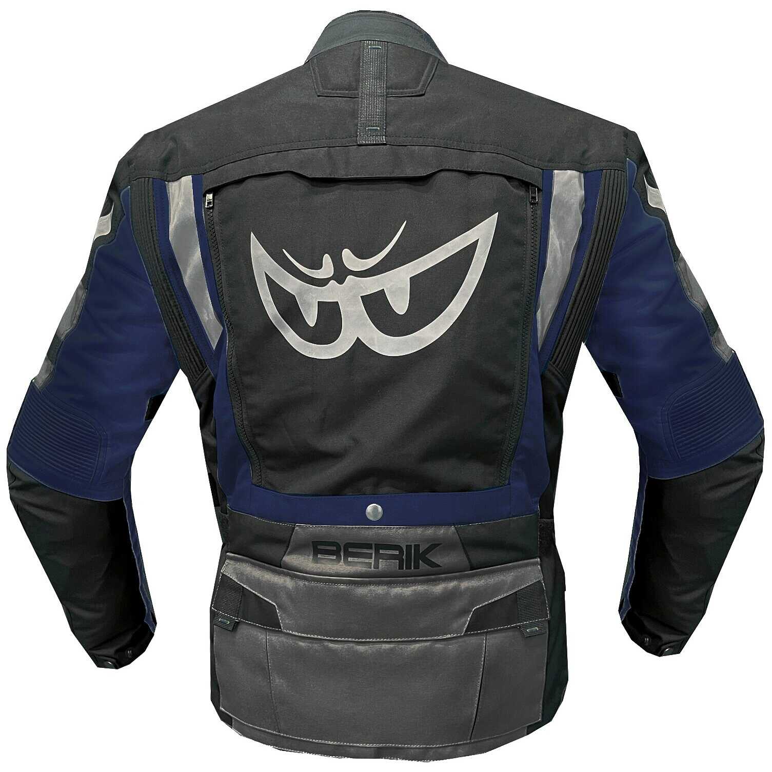 Motorcycle Jacket in Berik 2.0 Technical Fabric NJ-203328