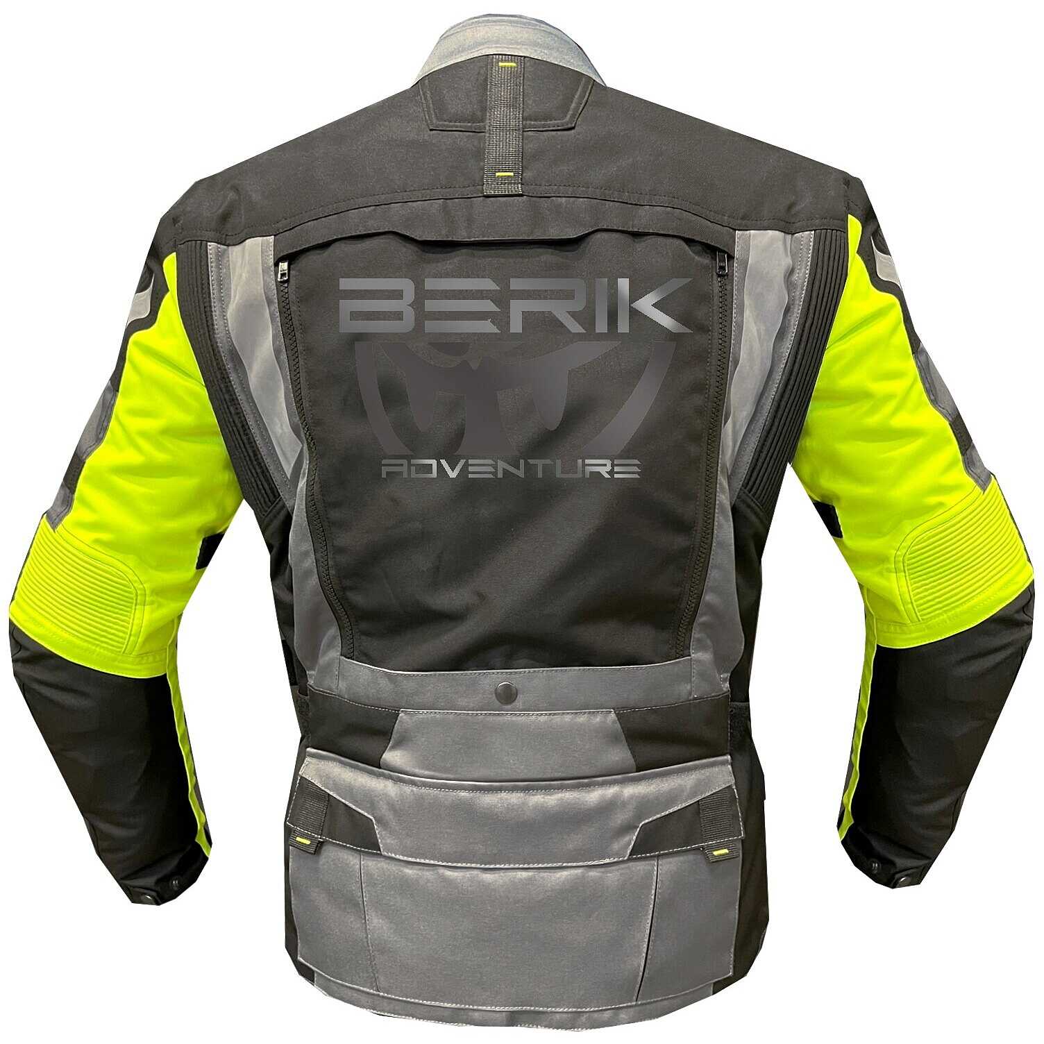 Motorcycle Jacket in Berik 2.0 Technical Fabric NJ-203328