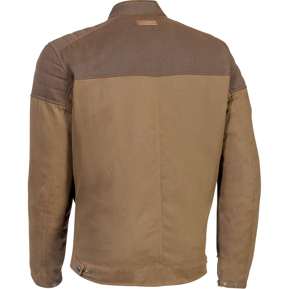 Motorcycle Jacket in Brown Ixon BOROUGH Fabric