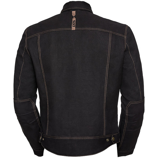 Motorcycle Jacket in Cotton Ixs CLASSIC DUCK Black