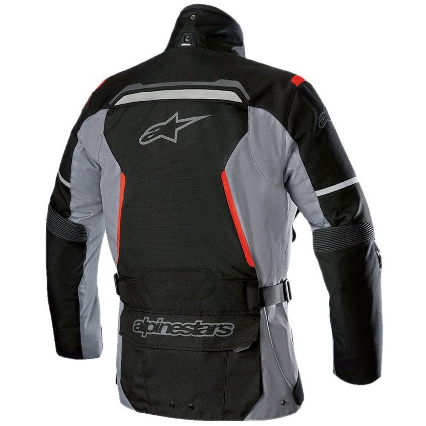 Motorcycle Jacket In Fabric Alpinestars Bogotà v2 Drystar Black Gray