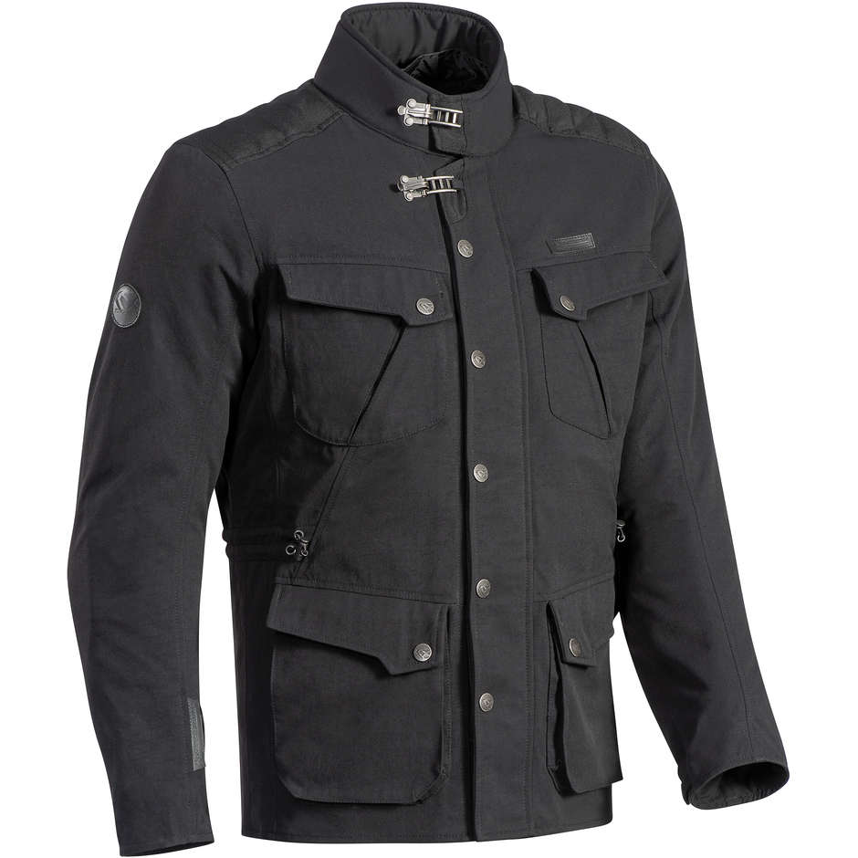 Motorcycle Jacket In Fabric Ixon 2 in 1 Model Exhaust Anthracite