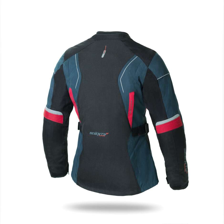 Motorcycle Jacket In Fabric JT79 CE Woman Touring Black Blue Red